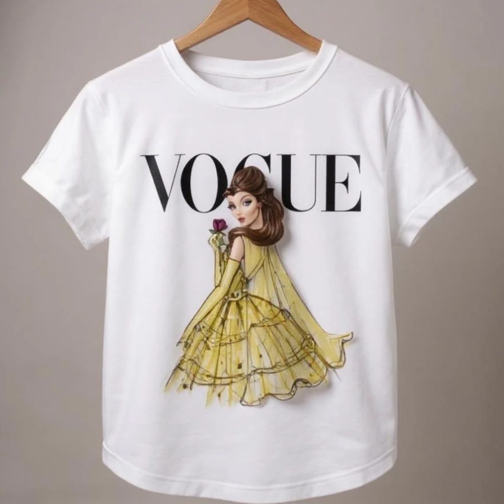 Belle‎ Disney Princess Woman T-shirt - Picture 2 of 3